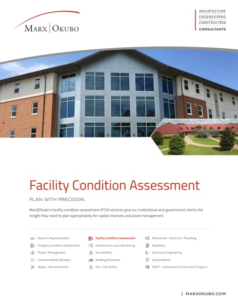 Facility Condition Assessment brochure