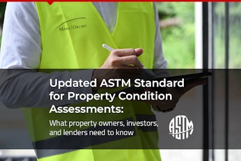 Updated ASTM Standard for Property Condition Assessments: What property owners, investors, and lenders need to know image