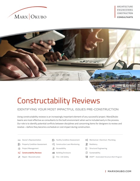 Constructability Reviews brochure