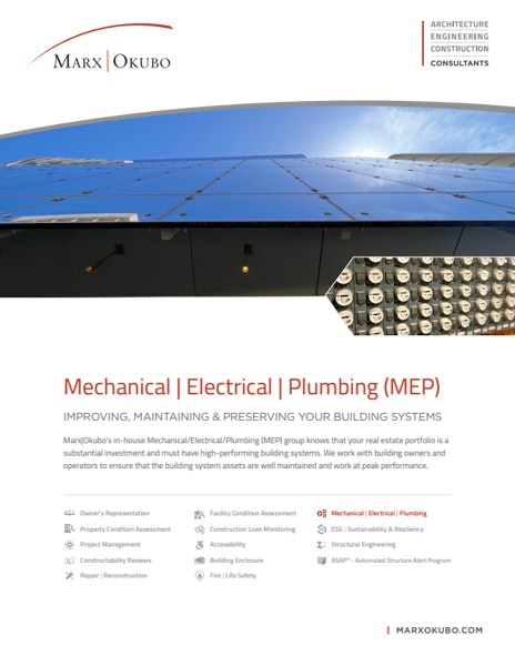 Mechanical | Electrical | Plumbing (MEP) brochure