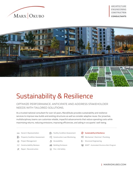 Sustainability & Resilience brochure