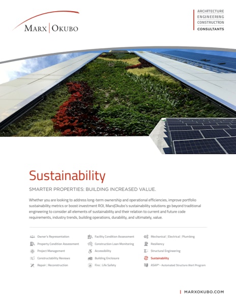 ESG | Sustainability & Resiliency brochure