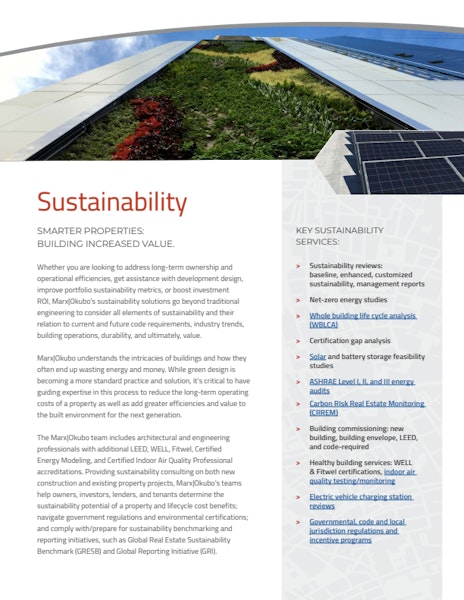 Sustainability brochure