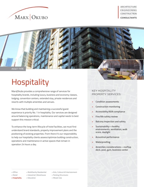 Hospitality brochure