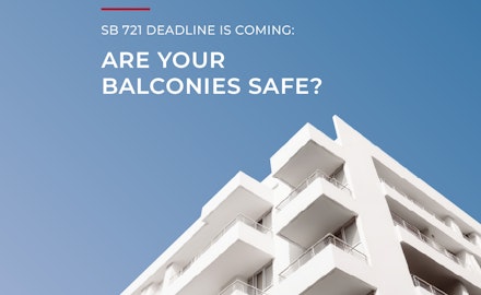 What property owners & managers should know about SB721 balcony inspections as deadline nears